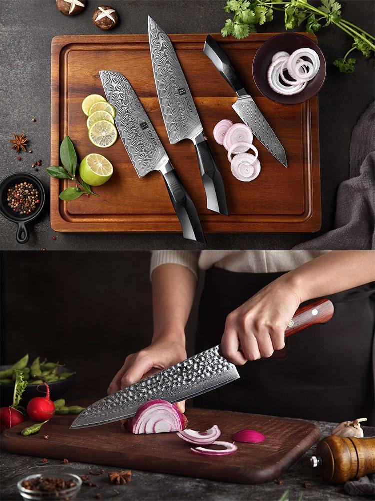 Yangjiang Professional Factory Damascus Utility Knife 6 Inch, Kitchen Chef  Knife Multi-Purpose Knife Meat Vegetable Paring Knives-with Ergonomic Wood  Handle - China Cleaver Knife and Boning Knife price