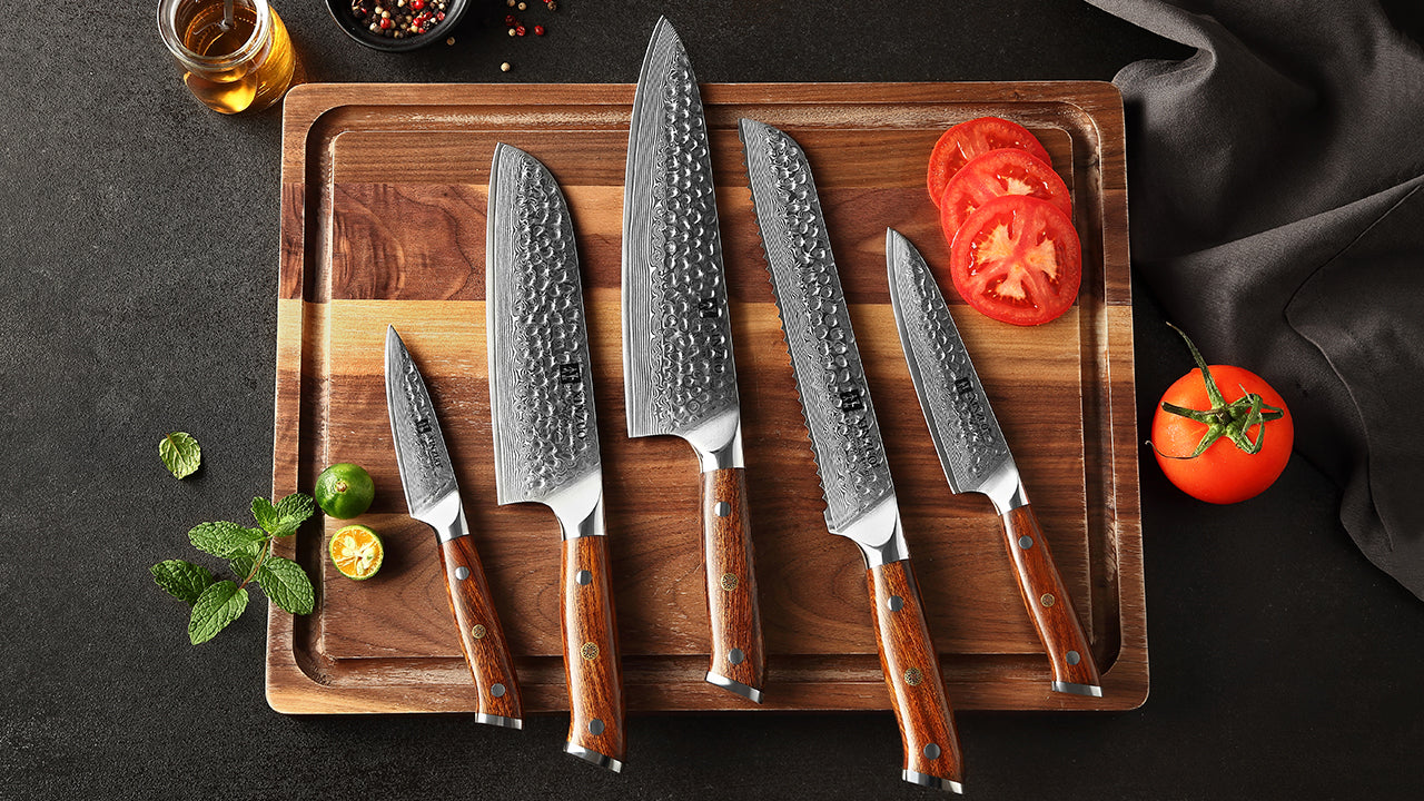 kitchen knife set 5pcs