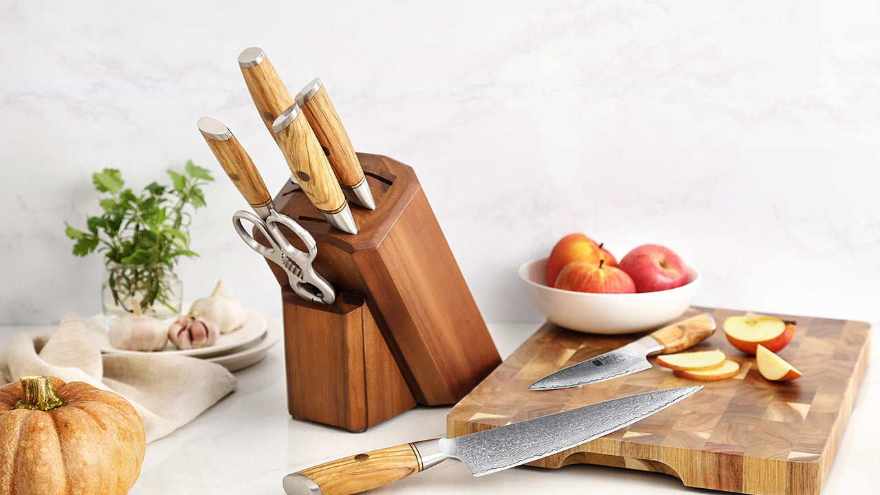 kitchen knife set 6pcs