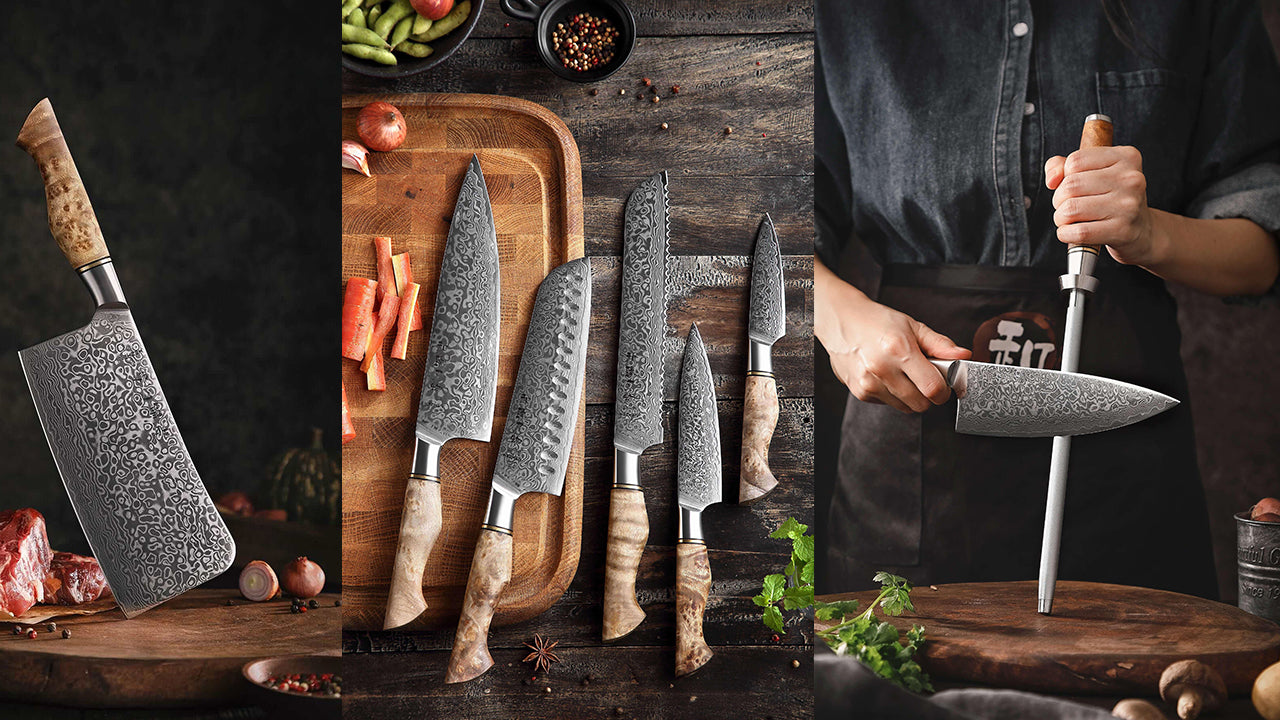 kitchen knife set 5pcs