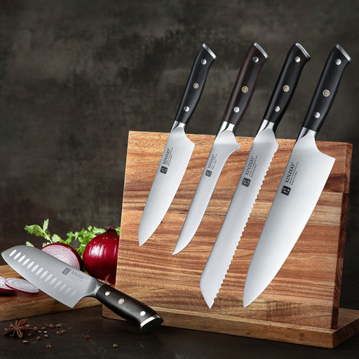 Xinzuo B13S 5 Pcs German High Carbon Steel Kitchen Knives Kitchen Knife Set