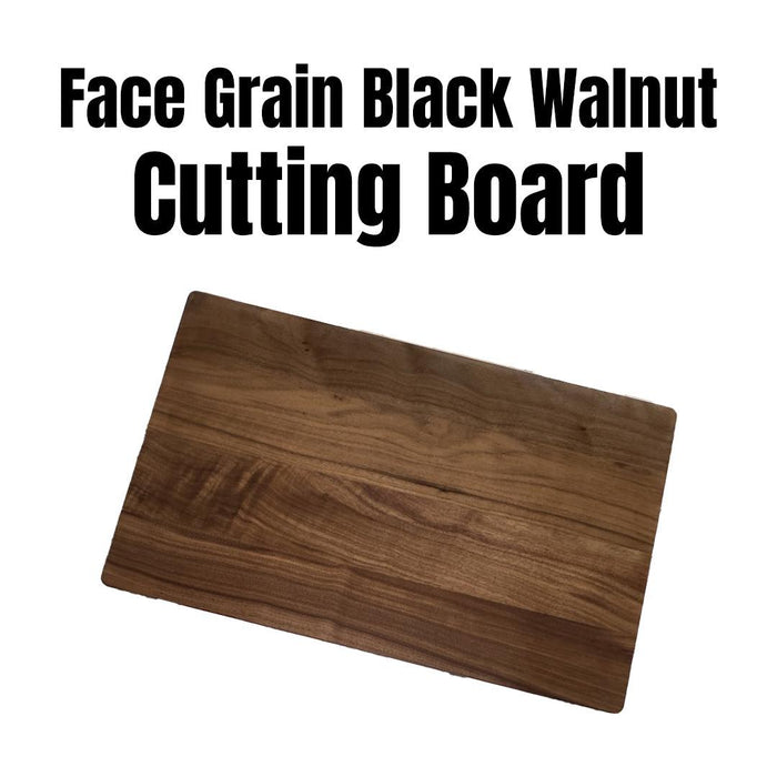 Face Grain Black Walnut Cutting Board