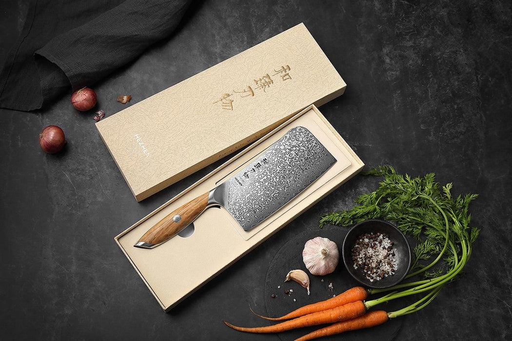 Hezhen X01 Flagship Series Meat Cleaver Knife 6