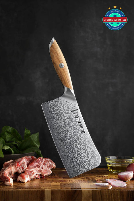 Hezhen X01 Flagship Series Meat Cleaver Knife