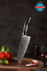 Kepeak Chinese Kitchen Slicing Cleaver Chef Knife Knives, Stainless Steel,  Ultra Sharp