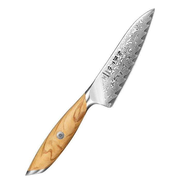 Hezhen X01 Flagship Series Damascus Utility Knife