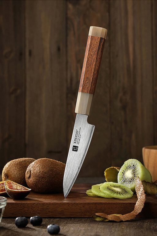 Xinzuo Japanese ZDP-189 Steel Paring Knife High-End Desert Ironwood Handle & Wooden Box