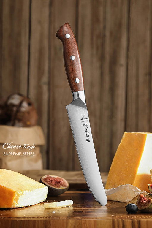 Xinzuo X02 Supreme Series 6" Cheese Knife German 1.4116 -x50crmov15 Steel - Full Tang