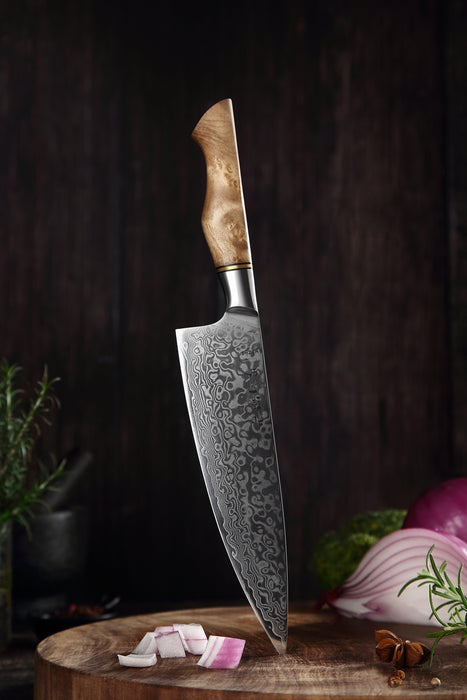 Hezhen B30 5pcs Kitchen Knives Set Damascus Steel Chef Santoku Utility  Bread Paring – The Bamboo Guy