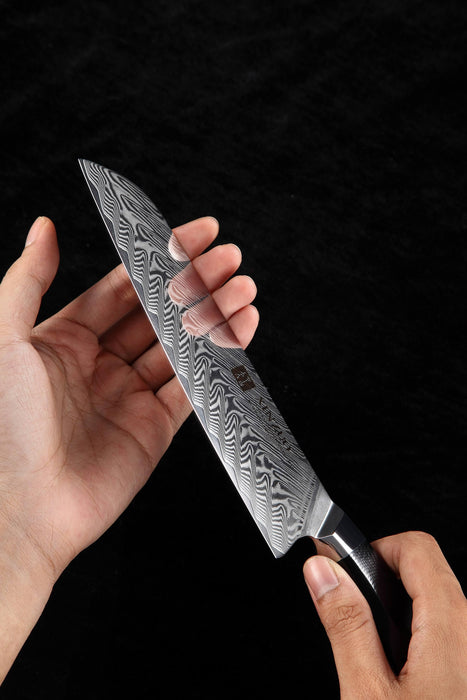 Xinzuo B32 Feng Japanese Style Cleaver Knife 67 Layers Damascus