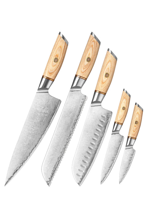 5 Piece Knife Set – Tin Roof Kitchen & Home